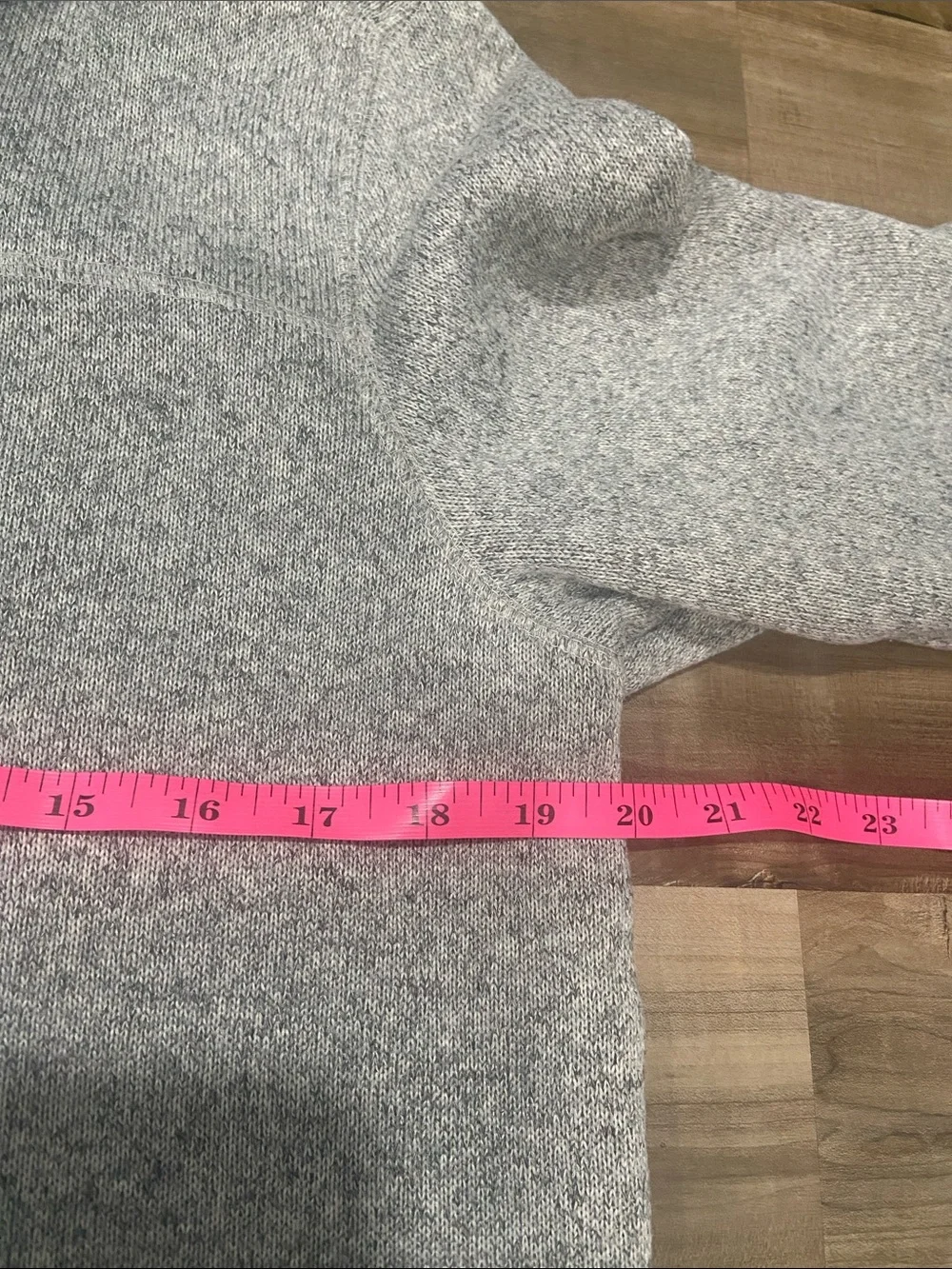 G.H. Bass & Co. Light Gray Half-Zip Pullover Sweater
